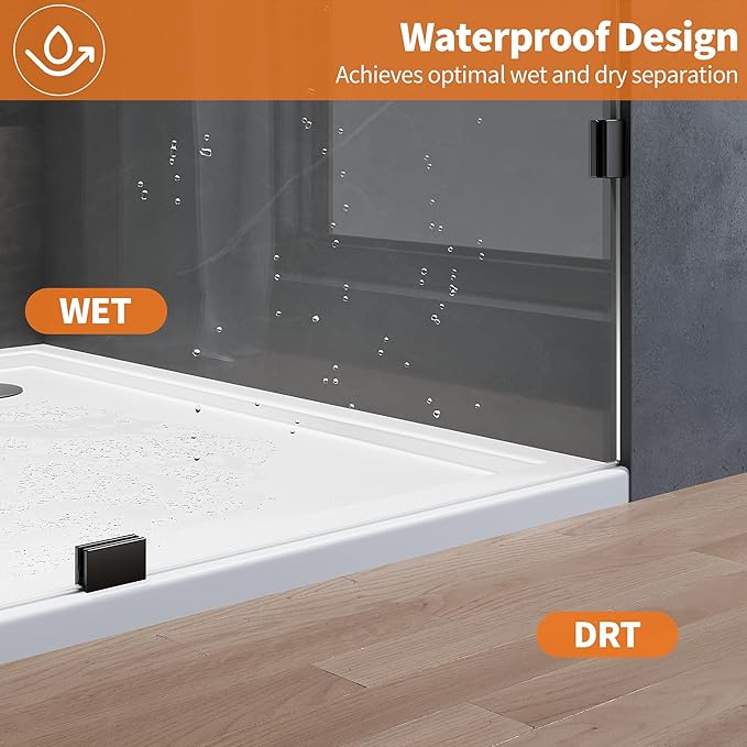 Shower Glass Panel, Fixed Shower Screen Panel
