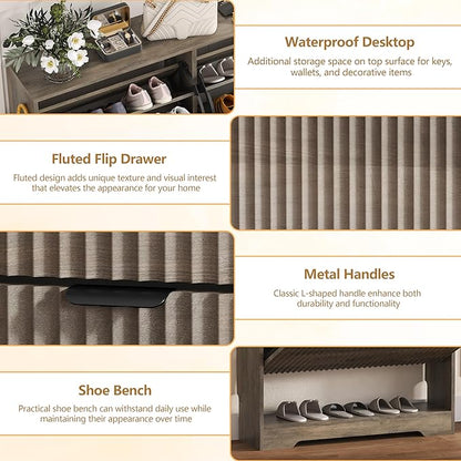 Shoe Cabinet Storage for Entryway