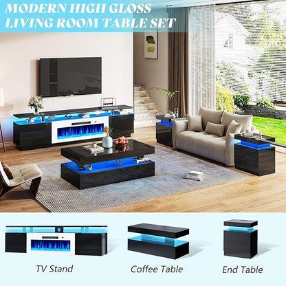 AMERLIFE Fireplace TV Stand