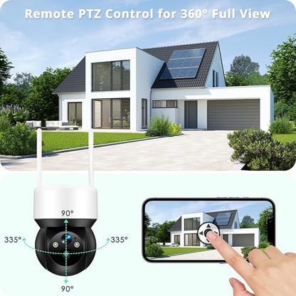 YOTON 4G LTE Cellular Solar Security Camera Wireless Outdoor, No WiFi Needed