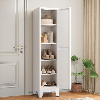 COFaR 67" Tall Pantry Cabinet, Slim Freestanding Cupboard
