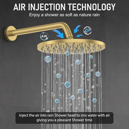 Iriber Thermostatic Shower System Wall Mount