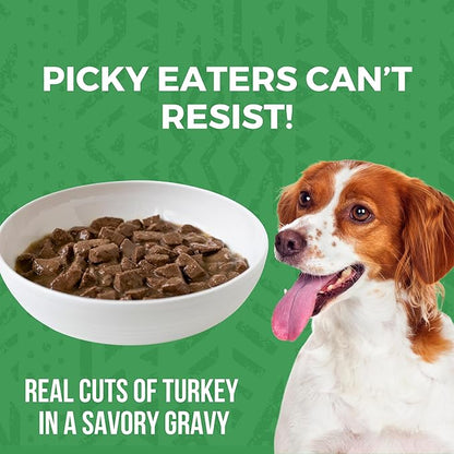 KOHA Minimal Ingredient Turkey Stew for Dogs, High Protein Limited Ingredient Dog Food, 12.7oz Cans (Case of 12)