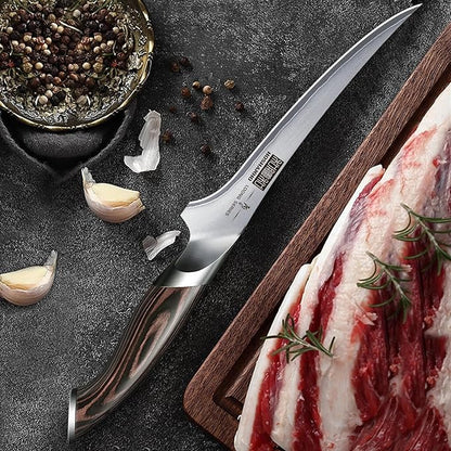 HOSHANHO Fillet Knife 7 Inch, Super Sharp Boning Knife in High Carbon Stainless