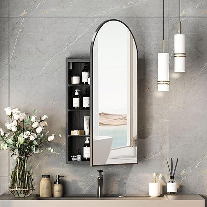 Black Arched Medicine Cabinets