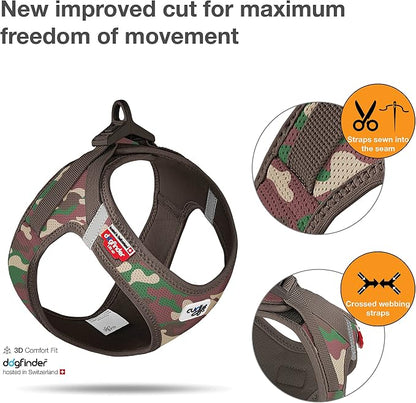 Vest Harness curli Clasp Air-Mesh Camo 2XS