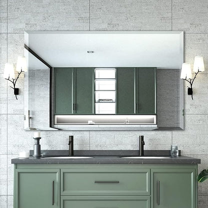 Mirrorons Beveled Mirror, Bathroom Mirrors
