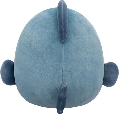 Squishmallows Original 8-Inch Kurtz Grey Teal Piranha - Official Jazwares Plush (Little)
