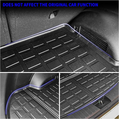 Rongtaod Cargo Mat Compatible with 2021-2023 Hyundai Santa Fe (Fit 5 Seats) Trunk Mat Cargo Mat Cargo Liner All Weather Trunk Liner 2022 Santa Fe Accessories (Trunk Mat)
