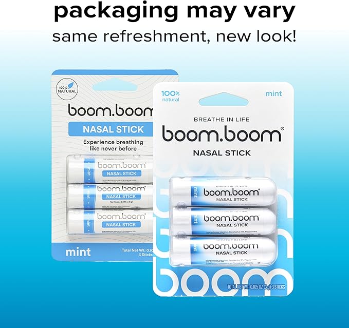 BoomBoom Nasal Stick | Vapor Flow Technology | Cool Refreshing Sensation |