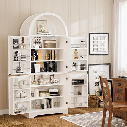 Arched Kitchen Pantry Cabinet