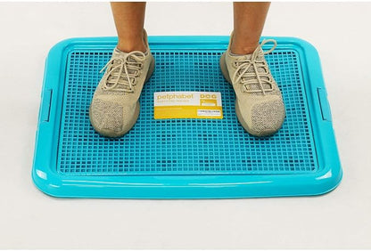 petphabet Training Pad Holder Floor Protection Dog Pad Holder Mesh Training Tray (M-18"x24")…