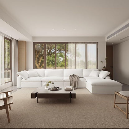 Modular Sectional Sofa,Extra Comfty Deep-Seat-Filled Couch, Modern Couches for Living Room,Apartment,Office,Small Space