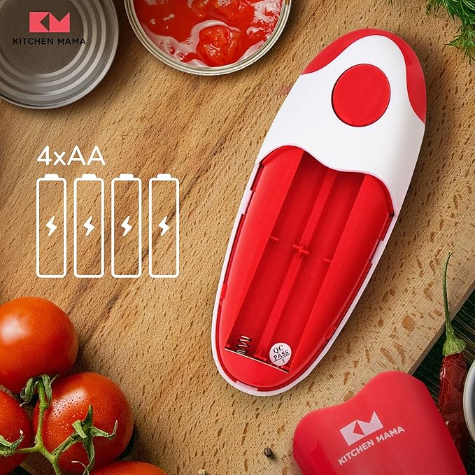 Kitchen Mama Auto 2.0 Electric Can Opener: Blade Opens Almost Any Can Pop or