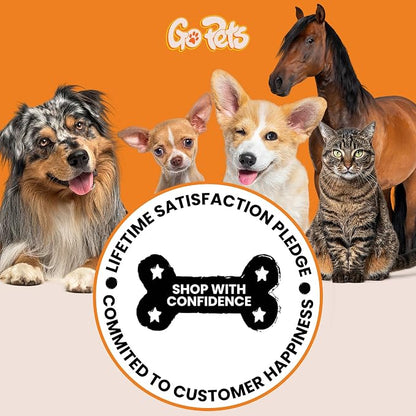 2-in-1 Deshedding & Dematting Comb & Grooming Brush for Dogs & Cats | Double-Sided Dog Rake for Shedding, Pet Deshedding Brush, Undercoat Mat Dematting Tool for Long Haired Cats, Grooming Matting