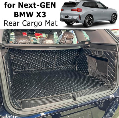 Cargo Mat for 2025-2026 BMW X3 Trunk Mat | Includes Rear Left and Right Side Panels, Cargo Liners