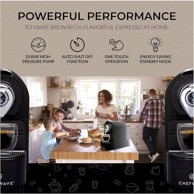 ChefWave Espresso Machine Compatible