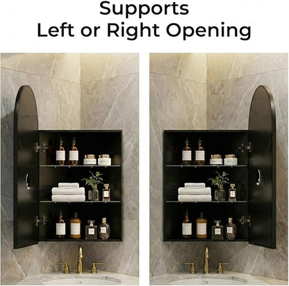 LED Corner Medicine Cabinet
