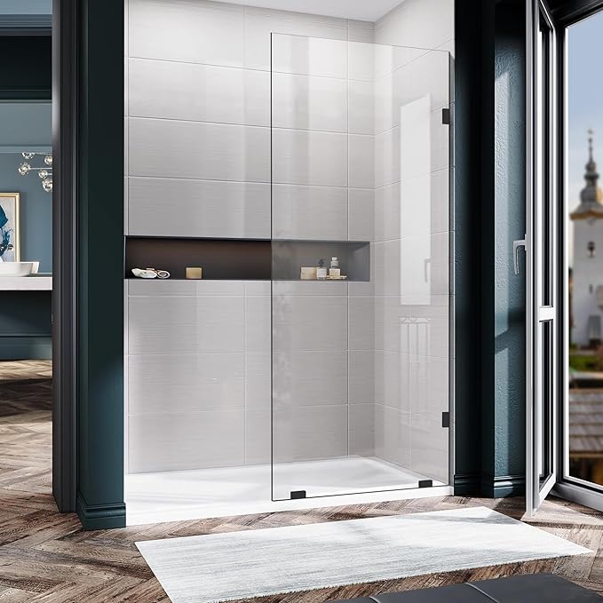 Bathroom Shower Glass Door 34 * 74"