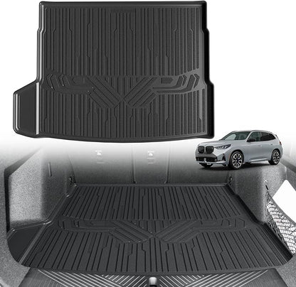 TripleAliners Trunk Mat All Weather Compatible with 2025 2026 BMW X3 Accessories Custom Fit Protection Trunk Floor Liner Cargo Mat TPE Anti-Slip Odorless Cargo Liner