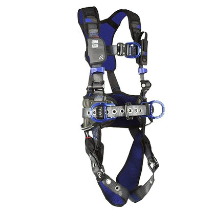 3M 1113179 DBI-SALA ExoFit X300 Comfort Wind Energy Climbing/Positioning Safety Harness, Wind Energy Fall Protection, Aluminum Back and Front D-Ring, Leg Tongue Buckle, Quick-Connect Chest Buckle, 2X
