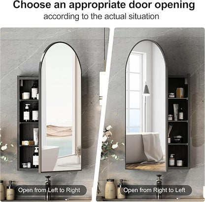 Black Arched Medicine Cabinets