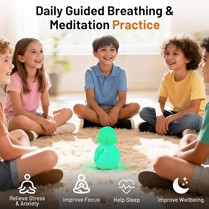 Guided Visual Meditation Tool, Mindfulness Breathing Light