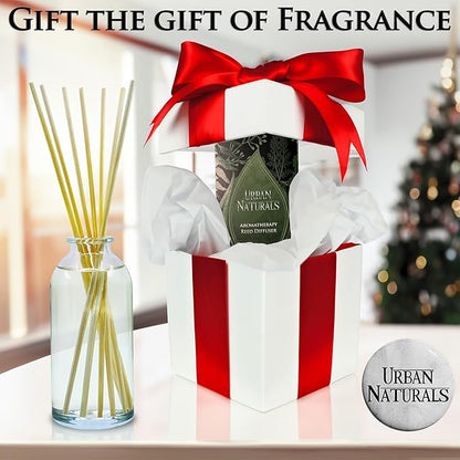 Urban Naturals Mahogany Vanilla Woods Reed Diffuser Set – Made