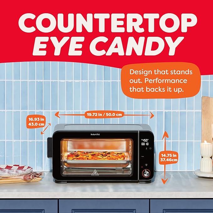 Instant Pot No Preheat Required* 6-Slice Air Fryer Toaster Oven