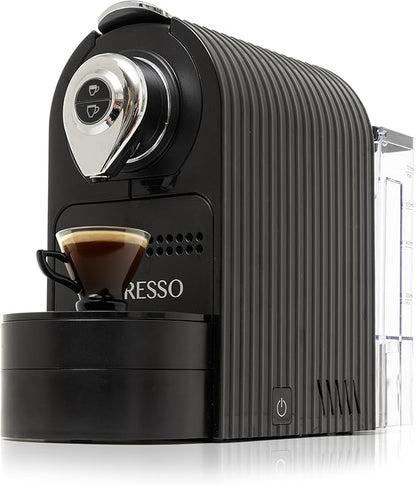 Mixpresso Black Espresso Coffee Machine – Compact 1400W Single Serve Coffee