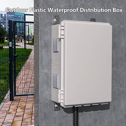 Electrical Junction Box, Ventilated Design, Cable Grommets, Indoor/Outdoor Use