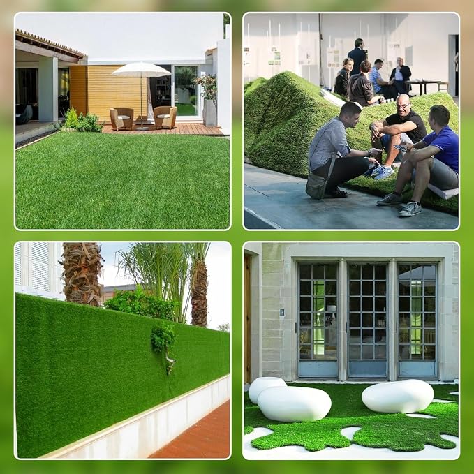 98.5 x 39.3in Dog Grass Pad, Extra Large Artificial Grass Turf Mat, Fake Grass for Large Dog Potty Training Indoor Outdoor Balcony Patio Lawn Decoration