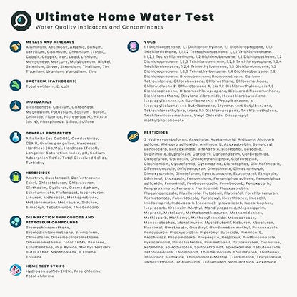 Ultimate Home Water Test Kit for Drinking Water | Tests for 250+ Parameters