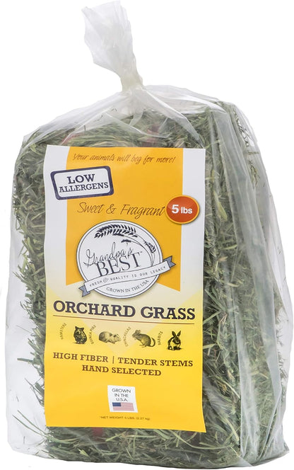 Grandpa's Best Orchard Grass Bale, 5 lbs,green