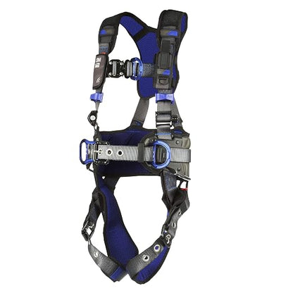 3M 1113179 DBI-SALA ExoFit X300 Comfort Wind Energy Climbing/Positioning Safety Harness, Wind Energy Fall Protection, Aluminum Back and Front D-Ring, Leg Tongue Buckle, Quick-Connect Chest Buckle, 2X