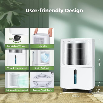 2, 500 Sq.Ft Dehumidifier for Basement