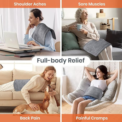 Heating Pad for Back Pain Relief, Heating Pads for Period Cramps