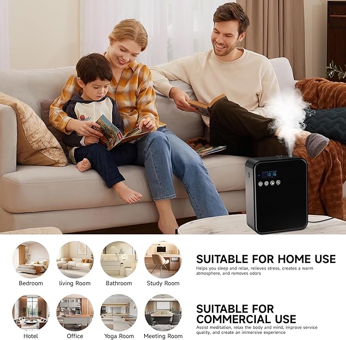 Corded Waterless Essential Oil Diffuser