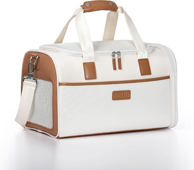 Traveler's Choice Argo Pawsport to Adventure Pet Carrier, Tan
