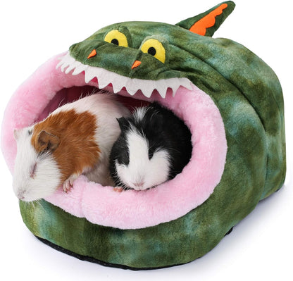 JanYoo Rat Bed Hut Guinea Pig Hideout House Small Animal Tent Accessories Rabbit Hideaway Igloo Supplies for Cages