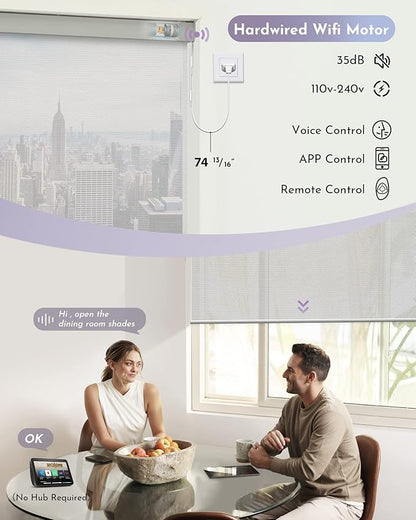 Graywind Motorized Roller Shades Compatible