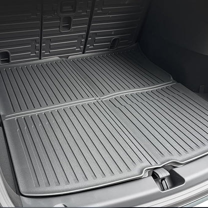 Cargo Liner Fit for 2025 2026 Model Y Juniper 5 Seats (Not fit Standard), Front and Rear Frunk Trunk Tray Mats,All Weather Protection TPE, Premium & Performance Trunk Mats Accessories