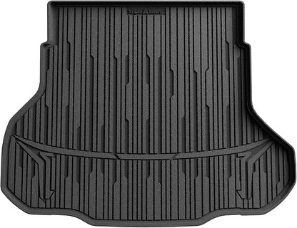 TripleAliners All Weather Trunk Mat Compatible with 2024-2025 2026 KIA K4 Sedan Accessories Cargo Mat Custom Fit TPE Full Coverage Protection Odorless Waterproof Cargo Liner