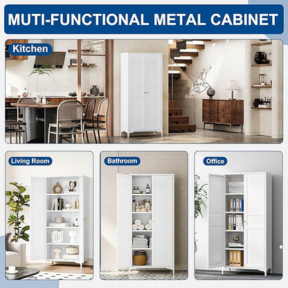 Metal Storage Cabinet-61” Tall Steel File Cabinets