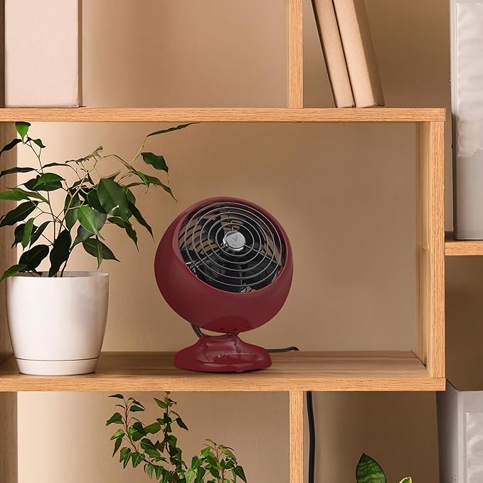 Vornado VFAN™ Mini Fan, Classic Vintage Fan, Retro Metal Air Circulator