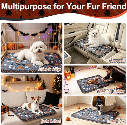 BEAUTYZOO Reusable Puppy Pads,Washable Pee Pads for Dogs,Non Slip Wee Wee Pad for Potty Training,Thick Heavy Absorbent Underpads for Playpen,Bed,Sofa,Crate,Travel & Outdoor, 24"" x 36""