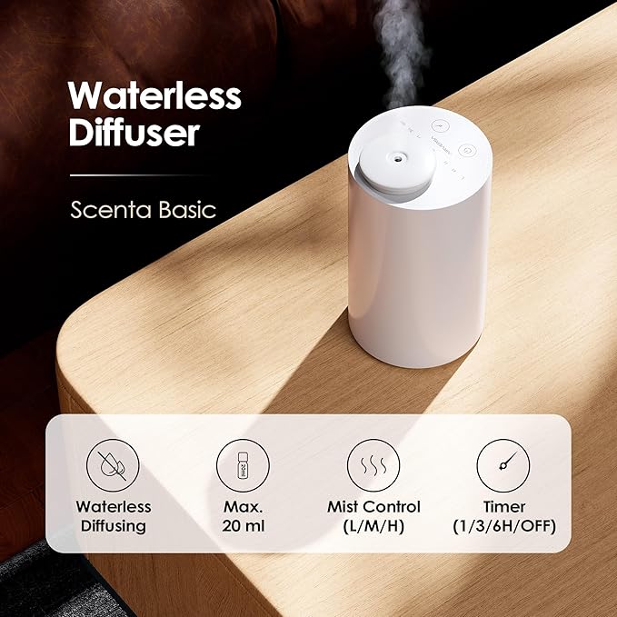 Airversa Waterless Essential Oil Diffuser Starter Kit
