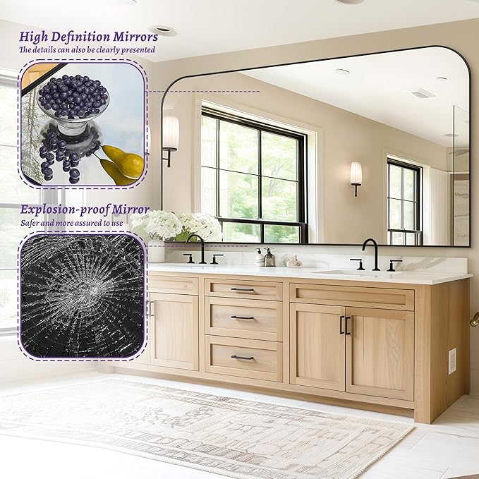 Bathroom Mirror, Wall Mirrors, Bathroom Vanity Mirror