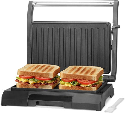 Baker's Friend 2 Slices of Mini Panini Press Electric Grill, Panini Grill Press