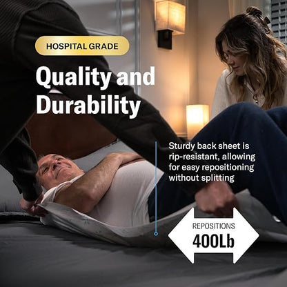 Chucks® MAX Hospital Bed Pads Disposable Adult 36 x 36 Breathable Incontinence Pads - XXX-Large Pee Pads for Adults - Heavy Duty 10X Absorbency Underpads - 400 Lbs. Patient Repositioning [20 Count] | Breathable Incontinence XXXL Large Pee Pads for Adul...
